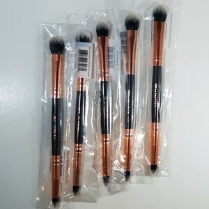 5 pc Set Crown Makeup Brush #CB202 Pro Chisel Dual